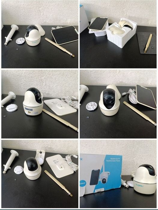 CCTV 4 camere supraveghere wireless Reolink GO PT IP 4G solar panel hd