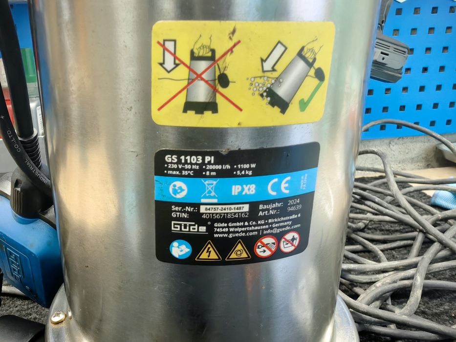 Потопяема помпа, 800 W, дебит: 5500 л/ч Mr. Gardner