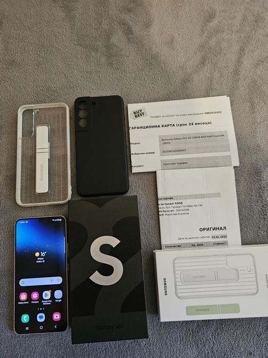 Samsung S22 8GB 256GB като нов