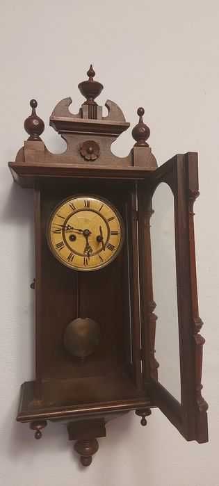Ceas Vechi de perete cu pendula Junghans - An 1860