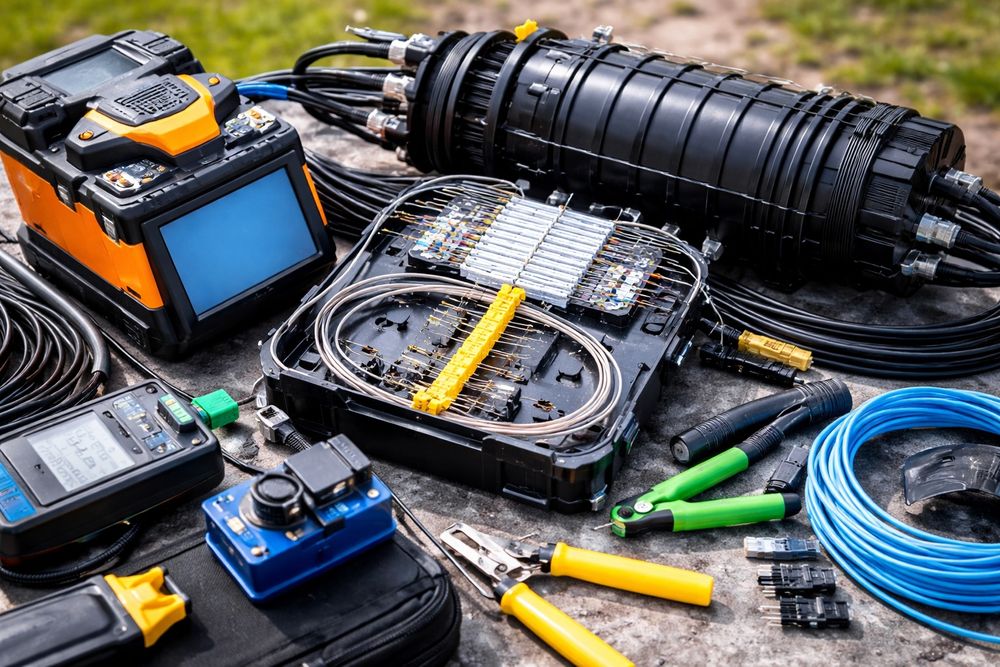 ВОЛС. Все виды оптических сварочных работ | Муфты, шкафы, ОРК, ОМР