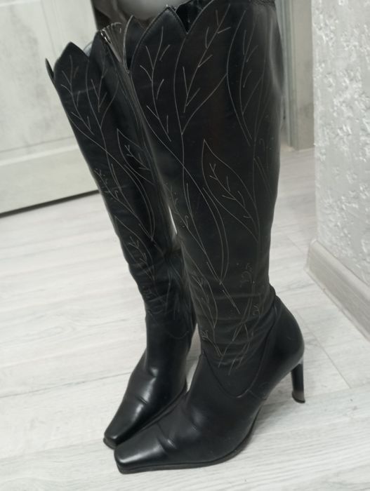 Сапоги нат.кожа, Италия