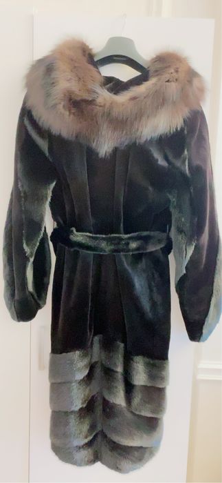 Шуба блэк лама норка Торг срочно