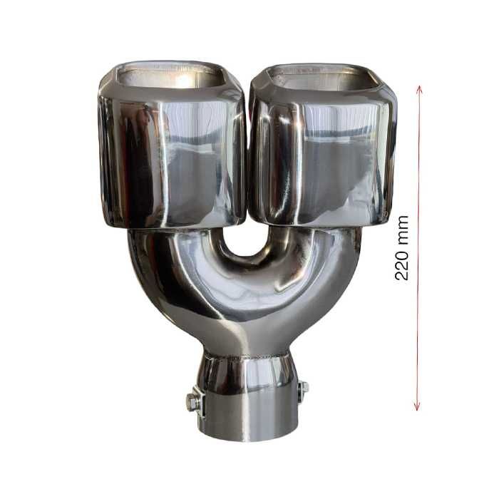 Накрайник ауспух 3034 входа-60мм изхода-60/50мм