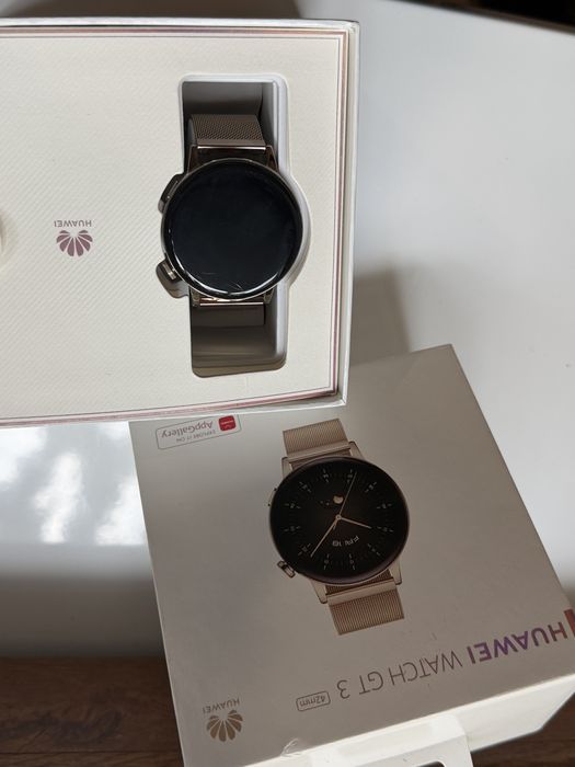 Huawei Watch GT 3 42mm – пълен комплект + 5 каишки