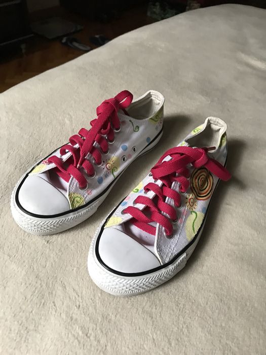 Конверсы кеды, ручная роспись, 36р.