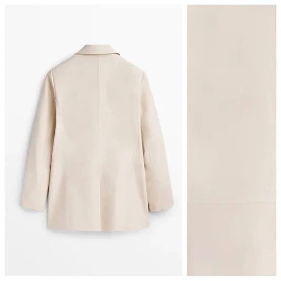 Sacou piele Massimo Dutti limited edition