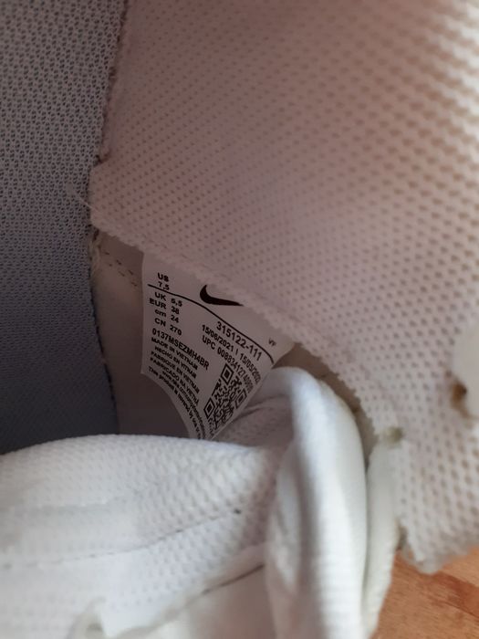 Adidași Nike Air Force 1 '07 All White – Mărimea 38 (Ca Noi)