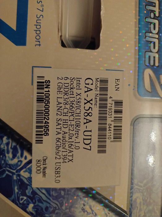 Gigabyte X58A UD7 placa baza colectie noua