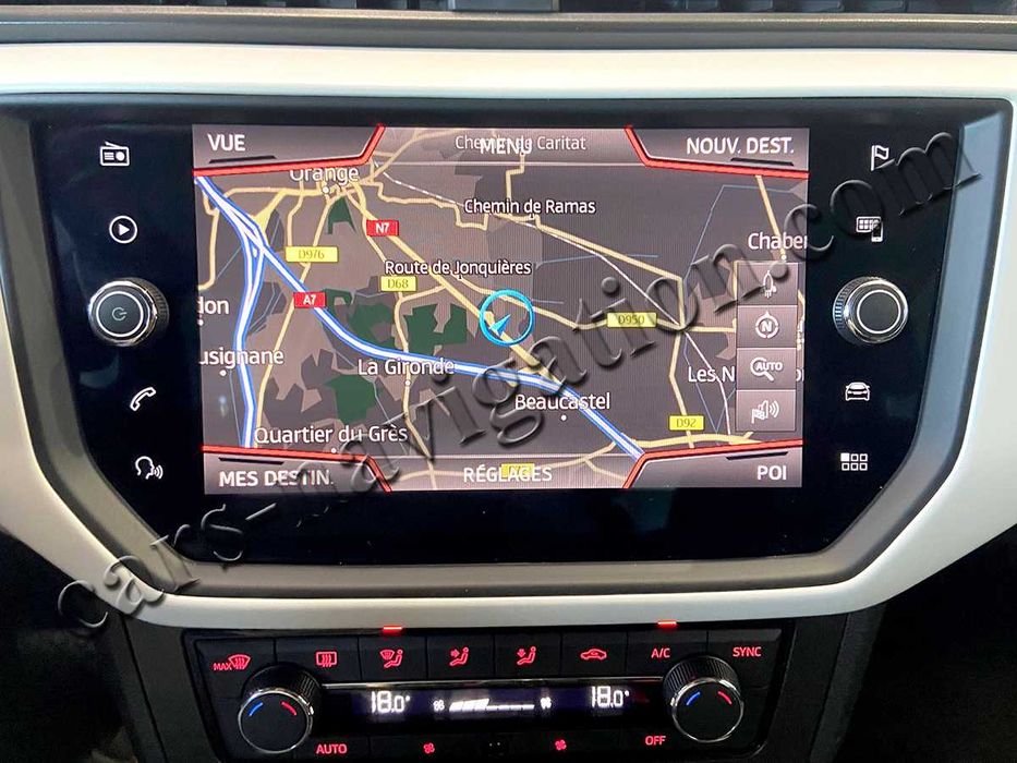 ОРИГИНАЛНИ карти навигация Seat Сеат Толедо Леон Ибиза Алхамбра Арона