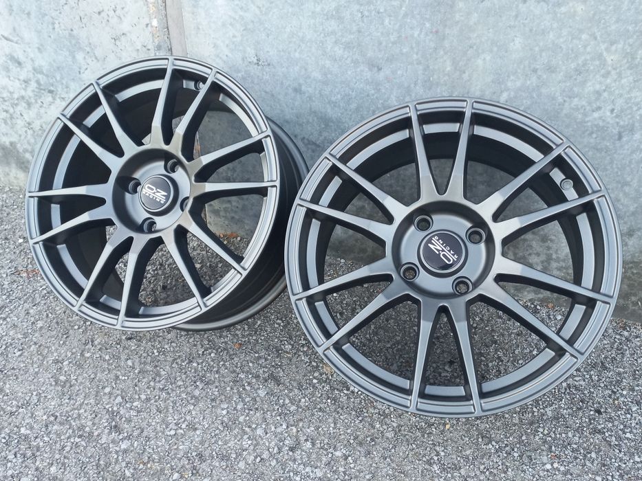 17"4x114.3 O.Z Матт Гънметал Perlude Mitsubushi Hyundai Kia Nissan 7.5j et35 Чисто Нови
