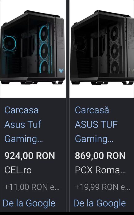 Carcasa Tower Asus TUF Gaming GT 502