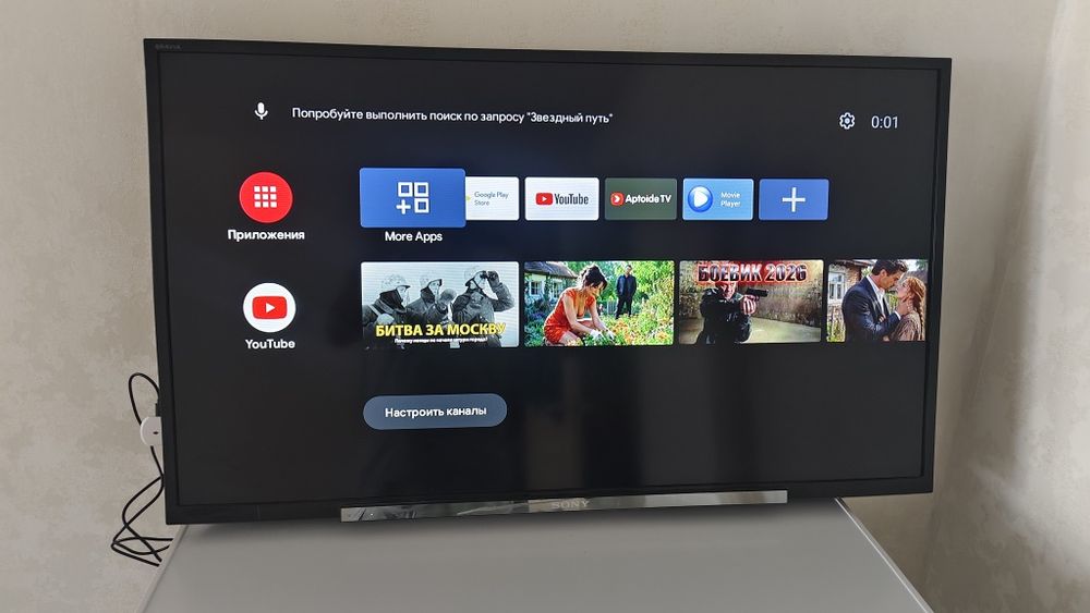 Smart TV телевизор Sony 40 (102см)