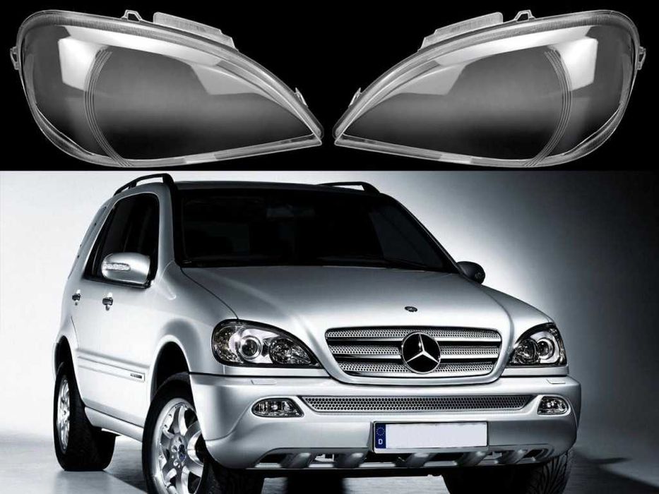 Стъкла за фарове на Mercedes ML W163 Facelift (2001-2005)  555