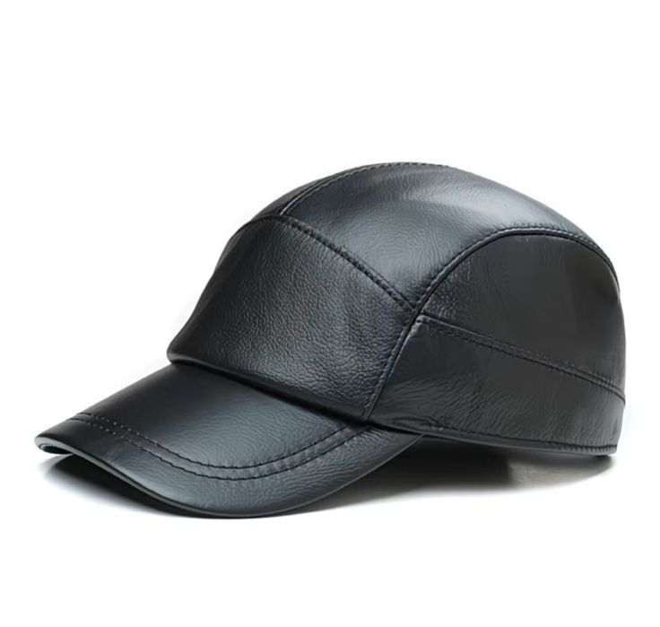 Мужская кепка шапка из натуральной кожи мужской табий кожа хакийкий ко