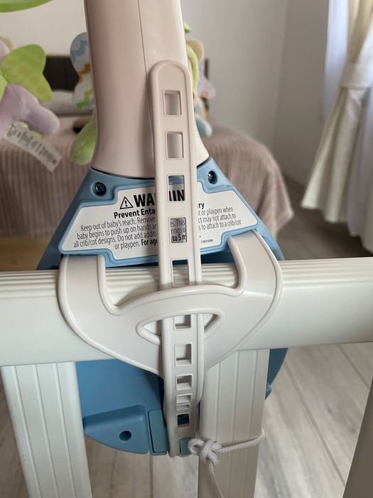 Fisher Price Музикална въртележка - проектор 3 в1  играчка за кошара