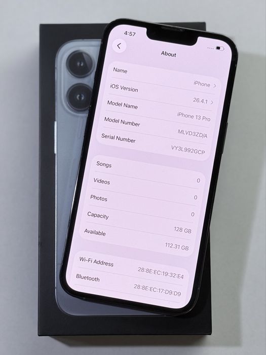 iPhone 13 Pro Sierra Blue 93% battery
