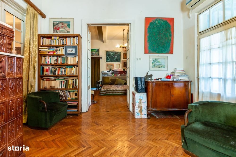 Apartament in vila de vanzare în zona Kiseleff, curte 241 mp