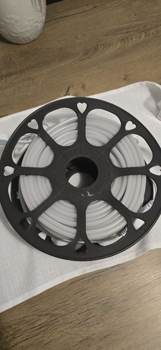 Banda led neon 24m alb rece.