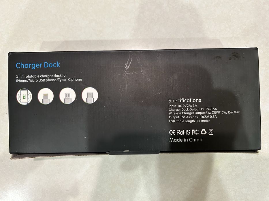 Зарядная станция Multi-Function Charging Stand 3 в 1