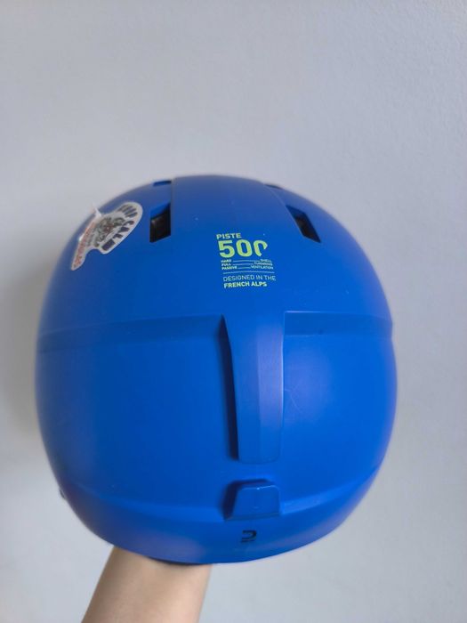 Casca schi + ochelari copii Wedze, casca 48-53 cm, cagula BONUS