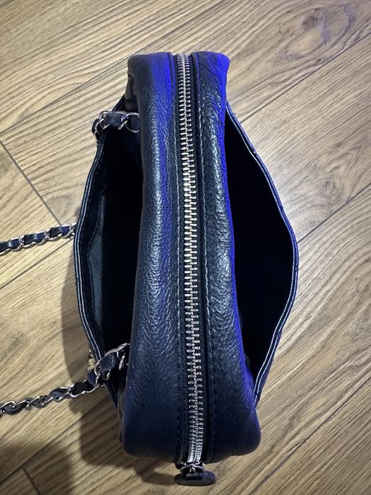 Дамска чанта през рамо от естествена кожа