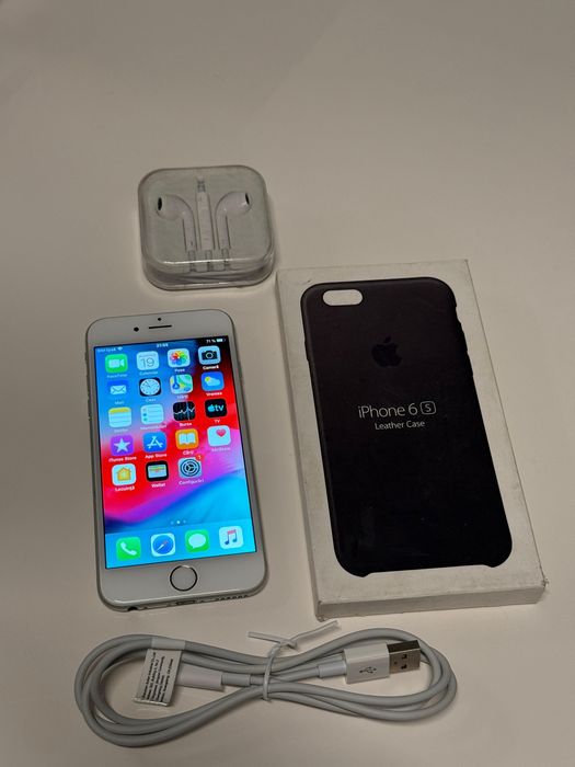 iPhone 6 Silver cu husa
