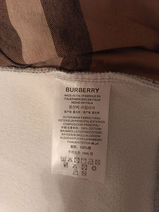 Bluza burberry gri
