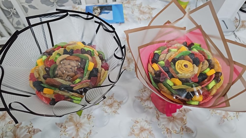 Букеты из сухофруктов