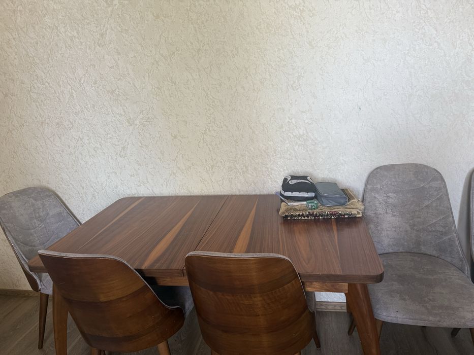 Стол раскладной, стулья