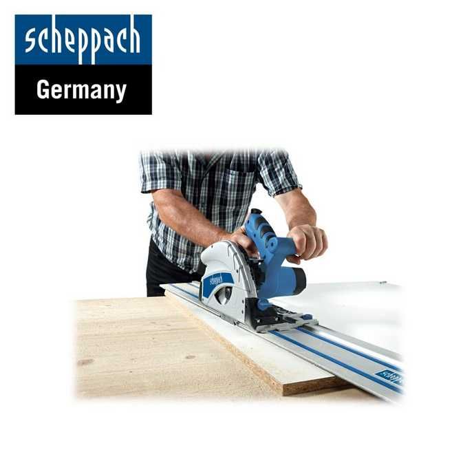 Продавам Ръчен циркуляр Scheppach PL45, 1010 W, ф 145 мм , пълен компплект, почти нов