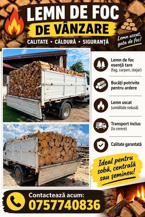 Lemn foc fag și stejar !
