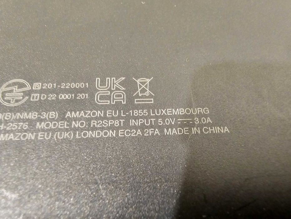 Tableta Amazon L-1855 defect display