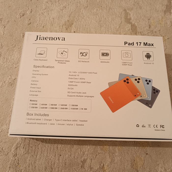 Планшет Jiaenova Pad 17 Max