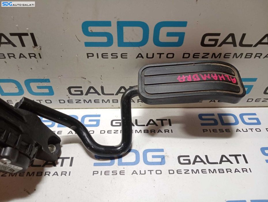 Pedala Acceleratie Seat Alhambra 1.9 TDI 2001 - 2005 Cod 7M4721603E YM219F836GB [M5210]
