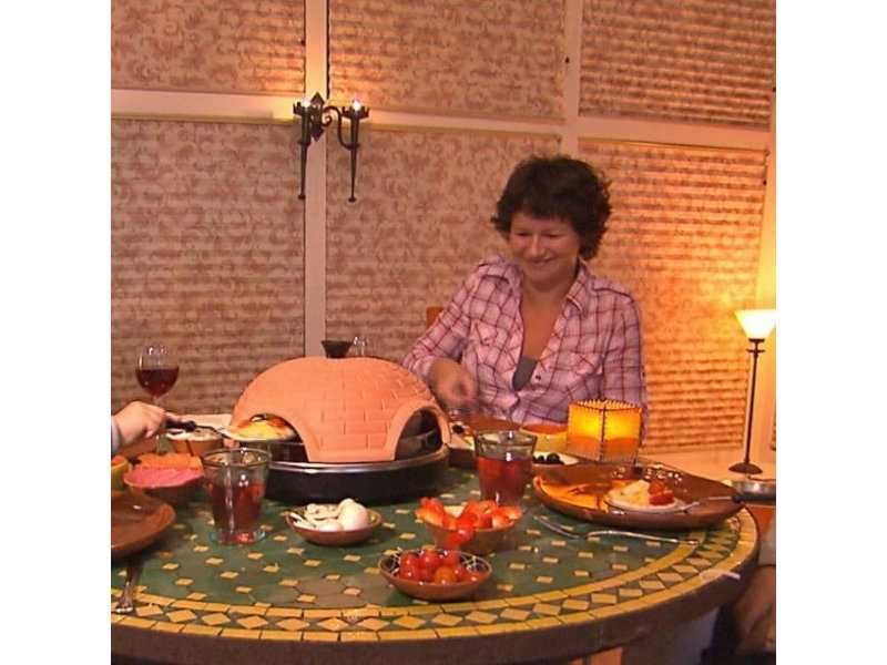 Фурна за Пица с Теракотен Капак Еmeriо Pizzarette PO-115984, 1200W