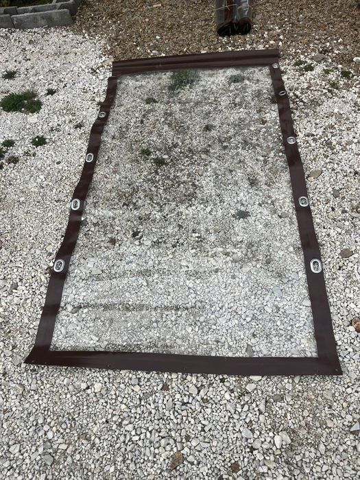 Vând folie cristal pentru terasa