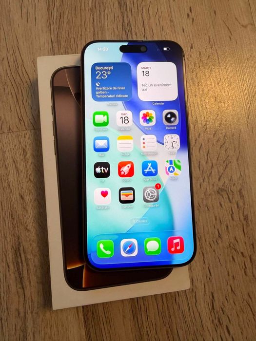 Vand Sau Schimb IPhone 16 PRO Max Desert Titanium 256Gb Neverlocked