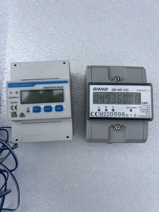 Smart meter si contor Orno trifazat