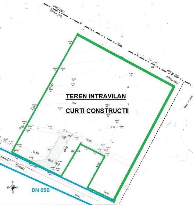 Teren de vanzare 12149 mp, intravilan industrial depozitare commercial
