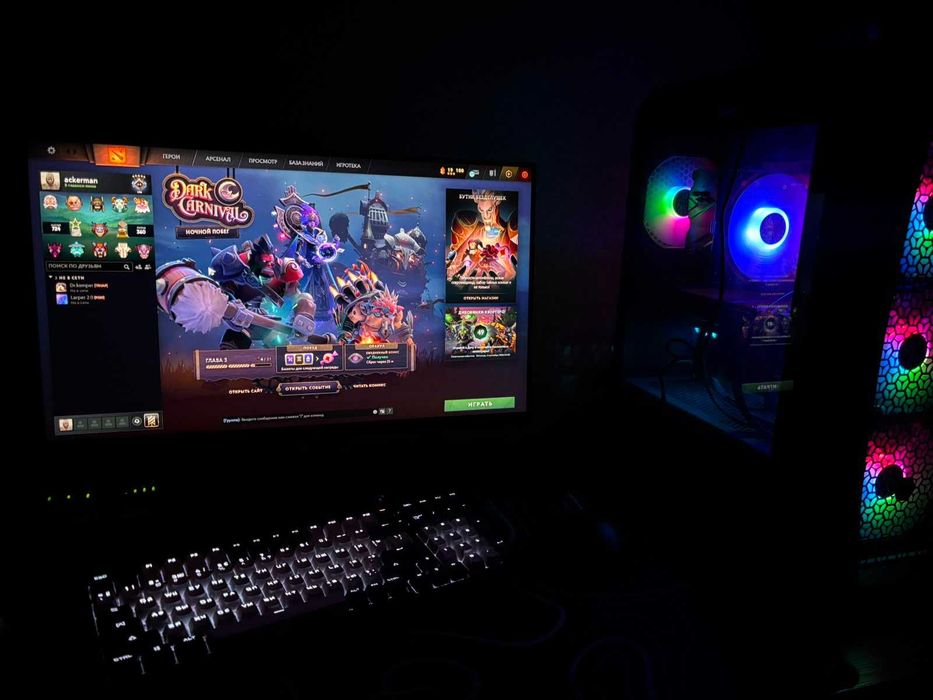 Продам компьютер rtx 3070TI i5-12400F фулл комлект