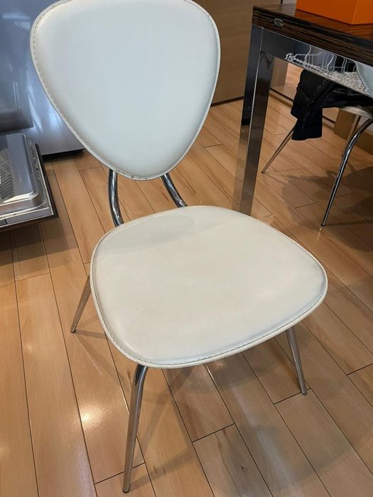 Стул кожа +метал