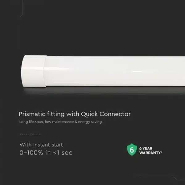 LED Осветително тяло V-tac 40W 116.6см CREE Диоди 6г гаранция