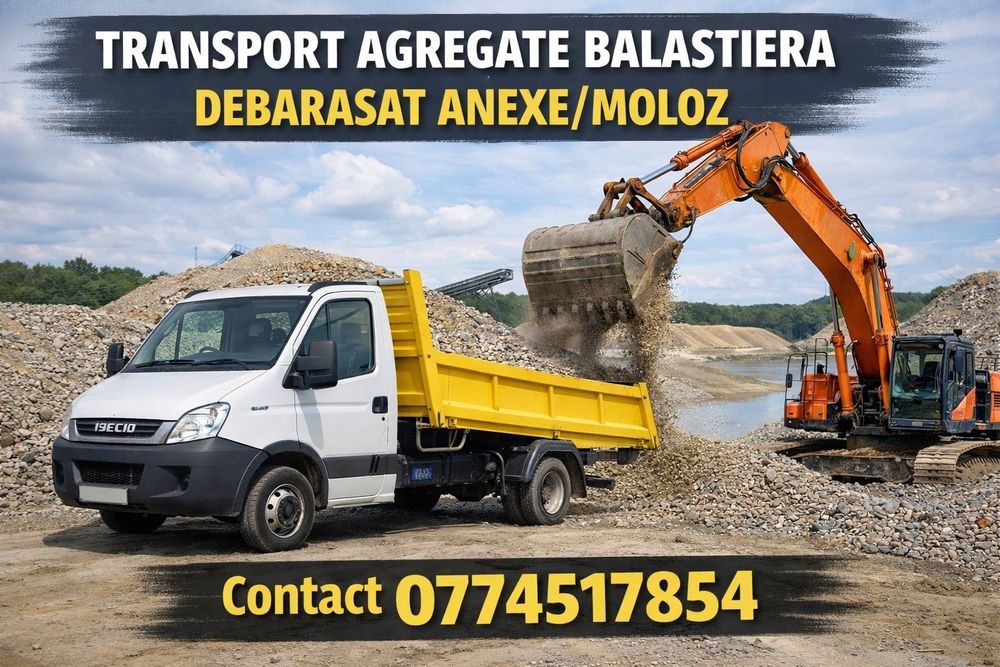 TRANSPORT Nisip pamant Piatra anexe