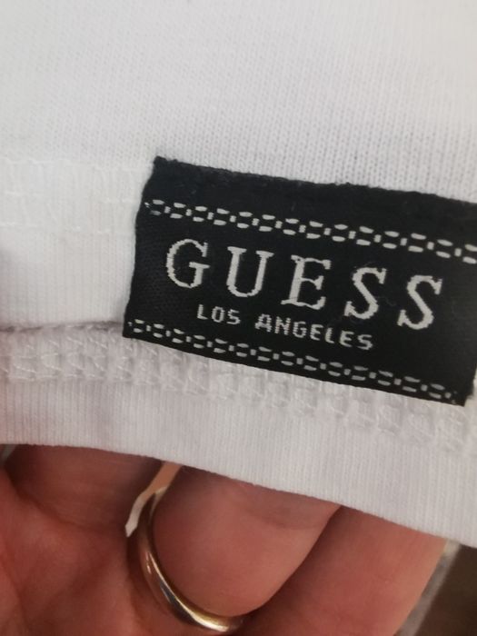 Tricou alb  Guess