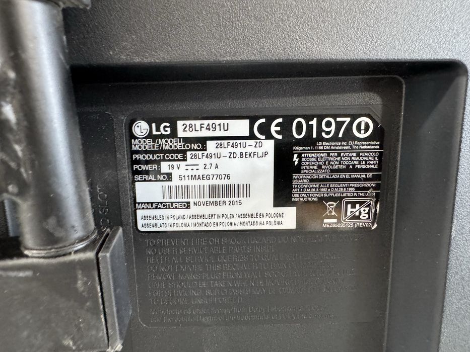 Телевизор - LG 28 inch/ Smart / А21