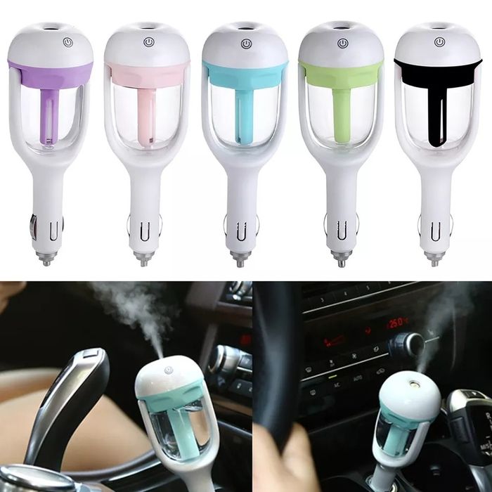 Овлажнител, ароматизатор и USB зарядно за автомобил