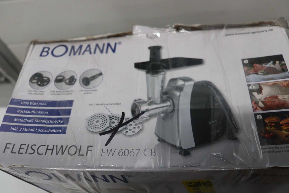 Месомелачка Bomann 1000W FW 6067, липсват приставки