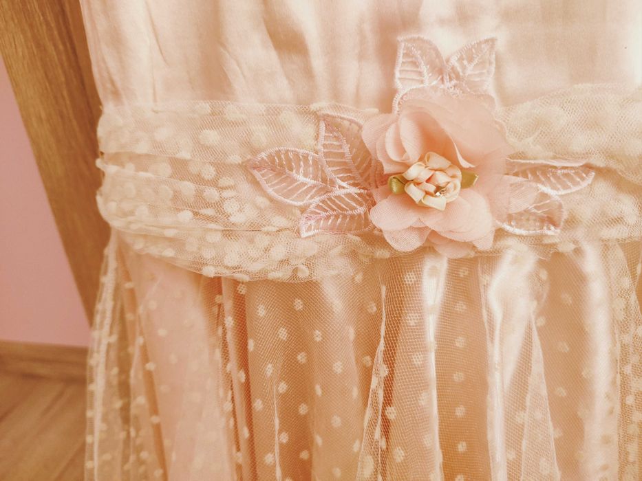 Детска официална рокля 7/8 години