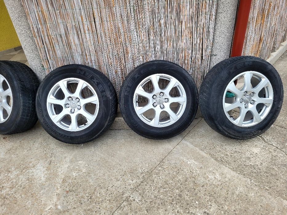 Vand urgent Jante Audi r17 cu cauciucuri Vara/Iarna